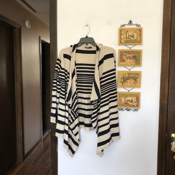 Stripe Cardigan w good - Picture 3 of 11